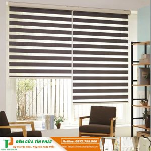 Rèm cửa cao cấp Hàn Quốc - Màn cầu vồng Modero mã Karon