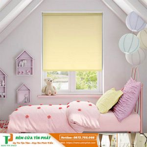 Rèm Cuốn Giá Rẻ Hà Nội vải trơn hãng Sankaku