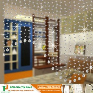 Rèm hạt pha lê trang trí 04