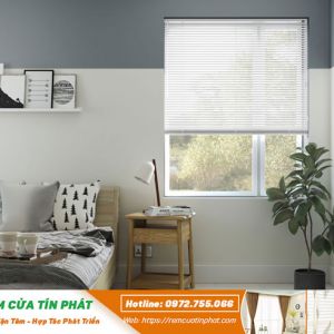 Rèm sáo nhôm bản 2.5cm - Hệ 2 dây - Vạn Thái mã ST01