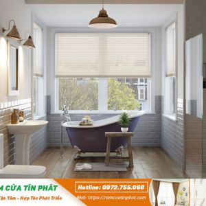 Rèm sáo nhôm bản 2.5cm - Hệ 2 dây - Vạn Thái mã ST02