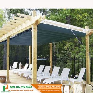 Rèm trần chống nắng che giếng trời RT01