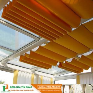 Rèm xếp che nắng giếng trời mã RT04