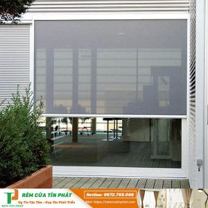 Bạt lưới che nắng mưa tự cuốn HT041