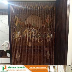 Rèm hạt gỗ phong thủy Mẫu TP130