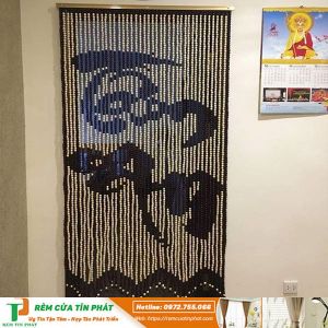 Rèm hạt gỗ phong thủy Mẫu TP140