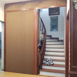 Vách rèm tổ ong ngăn cầu thang cách nhiệt điều hòa