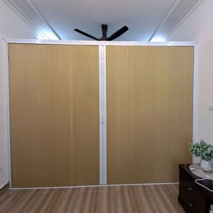 Vách ngăn phòng đẹp làm bằng vải rèm tổ ong giá rẻ