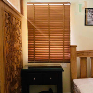 Rèm gỗ 1 dây hãng All Plus hãng mã AL07