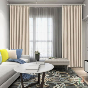 Rèm vải đẹp cản nắng tốt TP104