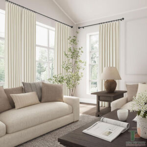 Rèm vải đẹp cản nắng tốt TP113