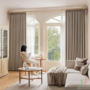 Rèm vải đẹp cản nắng tốt TP33