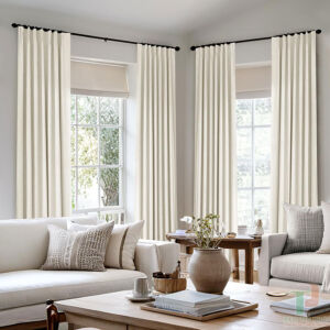 Rèm vải đẹp cản nắng tốt TP40