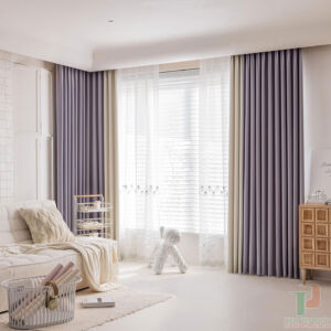 Rèm vải đẹp cản nắng tốt TP43