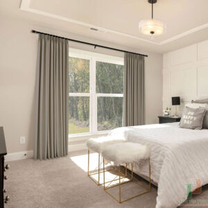 Rèm vải đẹp cản nắng tốt TP51