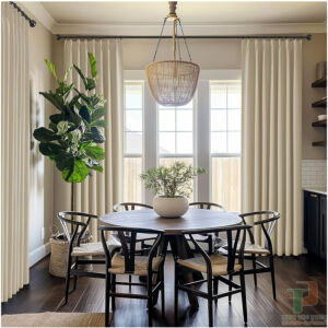 Rèm vải đẹp cản nắng tốt TP56