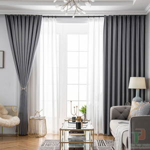 Rèm vải đẹp cản nắng tốt TP61