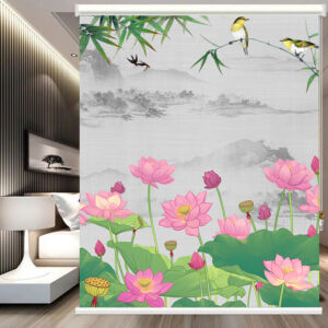 Rèm cuốn in tranh cản nắng 100% Mã HSE0612-1