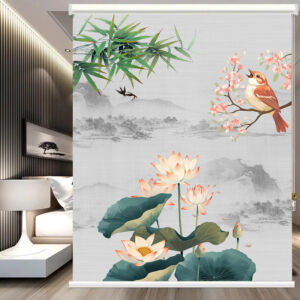 Rèm cuốn in tranh cản nắng 100% Mã HSE0613