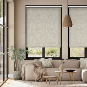 Rèm cuốn vải cao su chống nắng cách nhiệt hãng Fivestar mã Duluxe