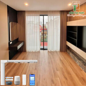 Rèm vải tự động Nhật Bản Mã Drama | Động cơ rèm Modero mã MD50UQ1214-W (Wifi)