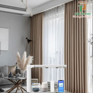 Rèm vải tự động Nhật Bản Mã Sakura | Động cơ rèm Modero mã MD50UQ1214-R