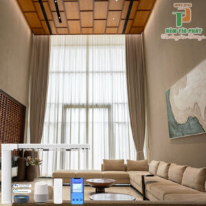 Rèm vải tự động Hàn Quốc Mã Smart | Động cơ rèm Modero mã MD50UQ1214-R