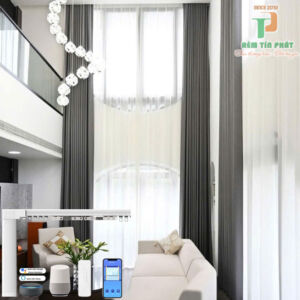 Rèm vải tự động Nhật Bản Mã Marina | Động cơ rèm Modero mã MD50UQ1214-R